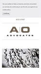 Mobile Screenshot of aoadvocates.com